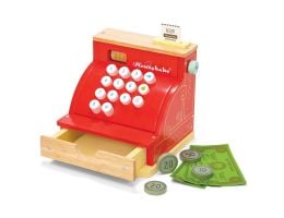 Caisse enregistreuse Rouge, jeu Bois dès 3 ans, Le Toy Van Boutique Suisse