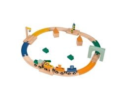 circuit de train en bois