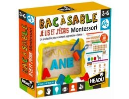 jeu montessori, bac à sable pour apprendre à écrire, jouet pour les enfants de 3 à 6 ans