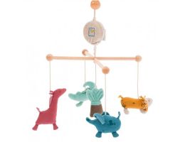 Mobile Bébé avec musique, Animaux Jungle Moulin Roty, Livraison Gratuite