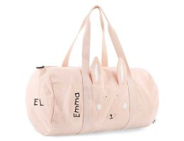 sac de sport et voyage pour enfant, lapin rose