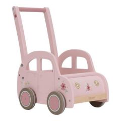 chariot en bois rose, little dutch