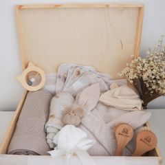 grand coffret naissance beige, maylily