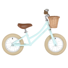 Draisienne Guizmax Draisienne en bois vélo sans pédale fille bleu