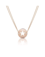 Collier Maman Or rosé avec Etoile, Cadeau pour future Maman, Cadeau Naissance à personnaliser, Aaina & Co, Livraison Gratuite