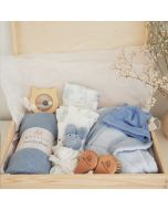 grand coffret naissance maylily, bleu clair