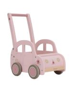 chariot en bois rose, little dutch