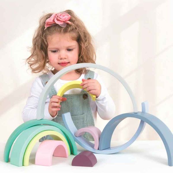 Arc En Ciel Spielba Jouet en Bois bebe cadeau.ch