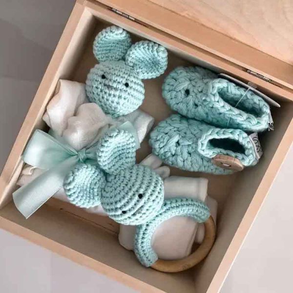 Coffret Naissance Bleu pour Bébés Garçons – Kit de naissance avec