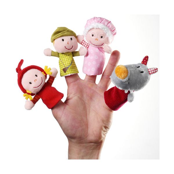 Marionnettes à doigts Chaperon rouge : Lilliputiens - Jouet 